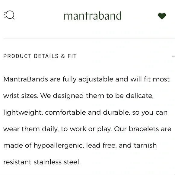 MantraBand | Stainless steel bracelet - Picture 5 of 8